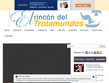Tablet Screenshot of elrincondeltrotamundos.com